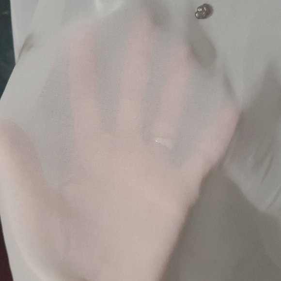 🔖MINE Sheer Blouse with Silver Skulls - Picture 9 of 9